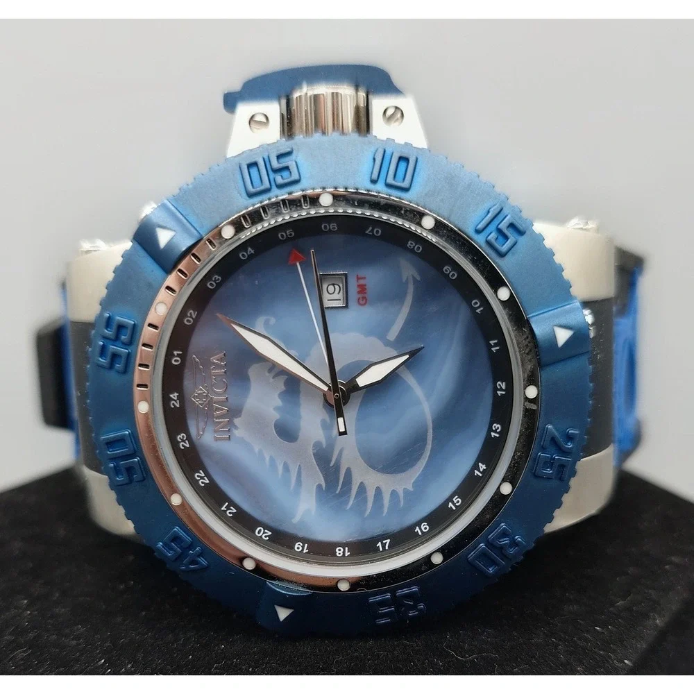 Invicta Subaqua Noma III Sport GMT Blue Dragon Watch 50mm [GNP013693]